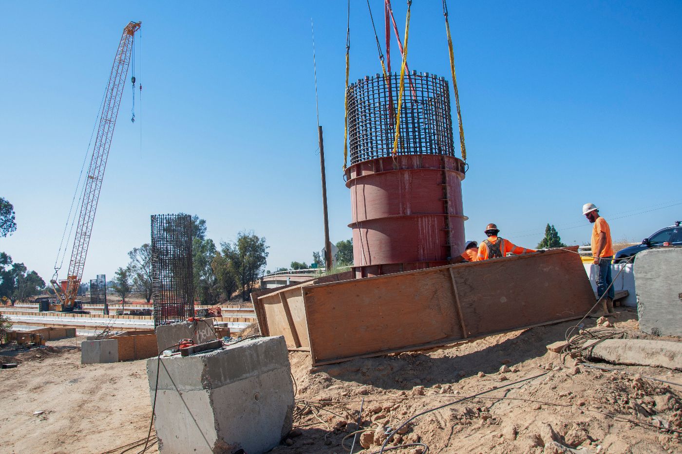 Girder Facility Under Construction