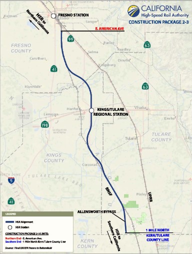 Construction Package 2-3 map