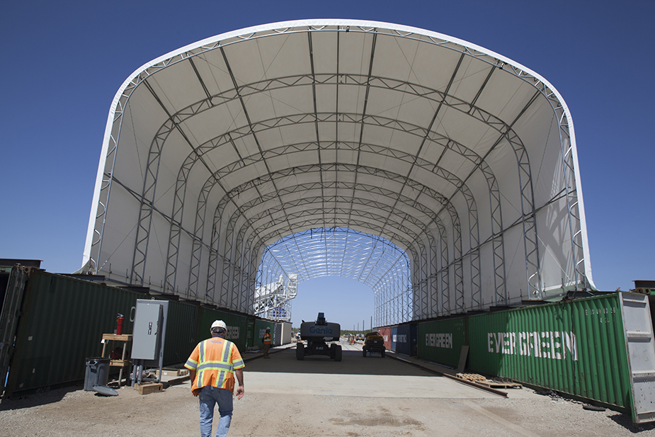 Girder Facility Under Construction