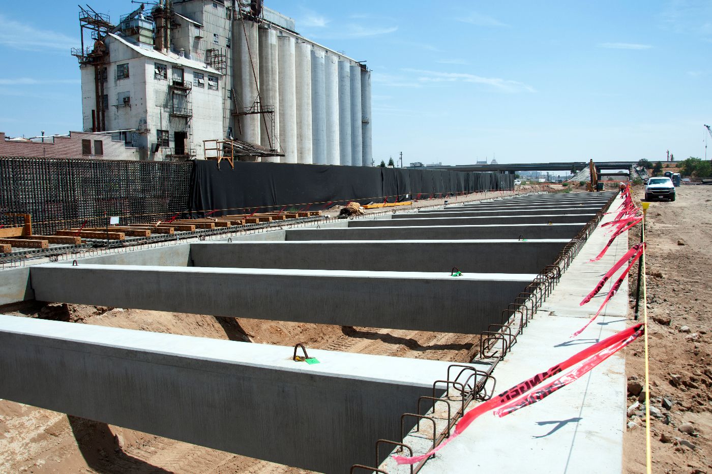 Girder Facility Under Construction