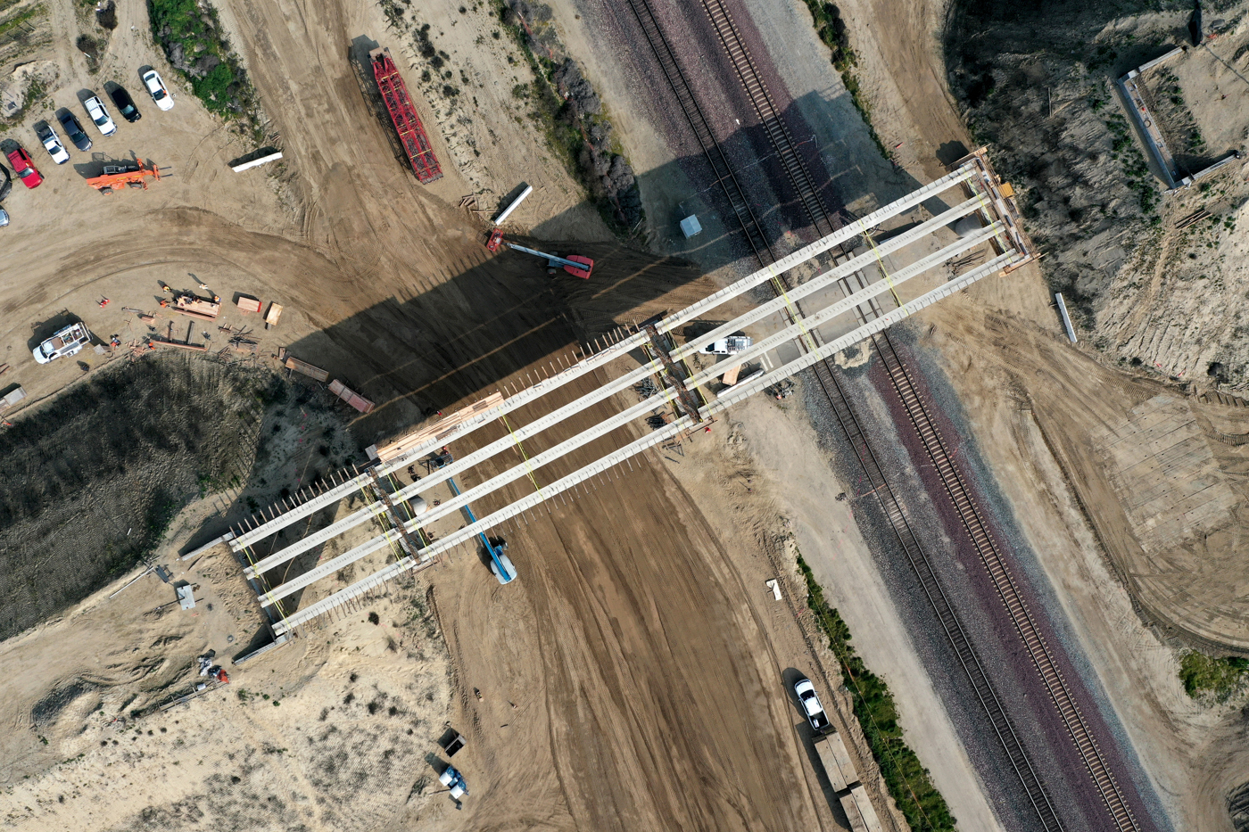 Adams Avenue Grade Separation (drone view)