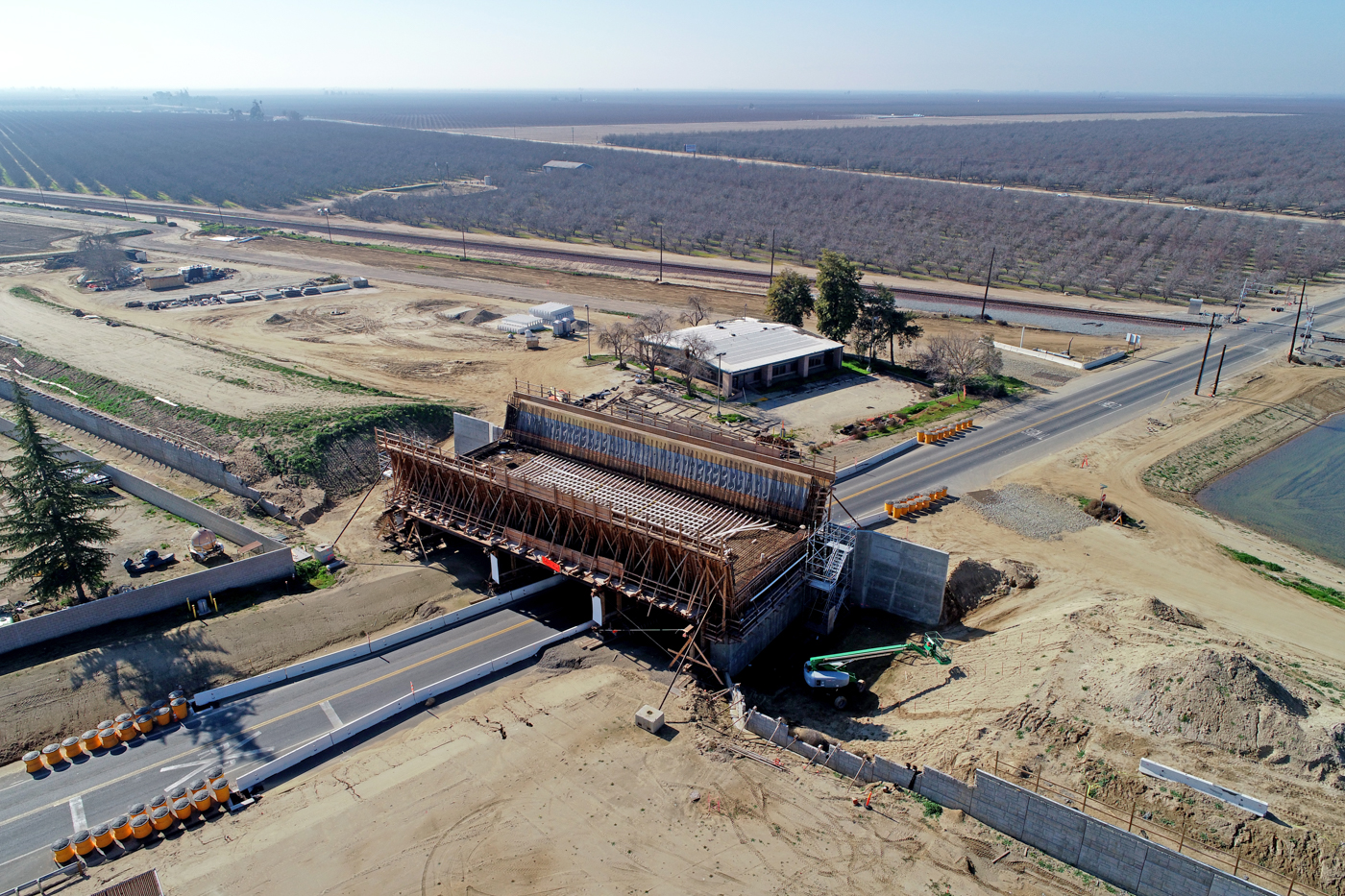 Kimberlina Viaduct (drone view)