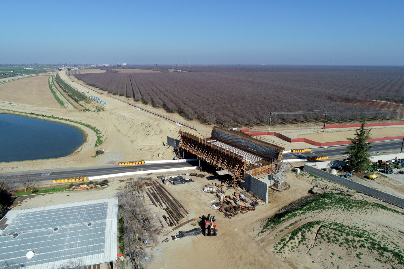 Kimberlina Viaduct (drone view)