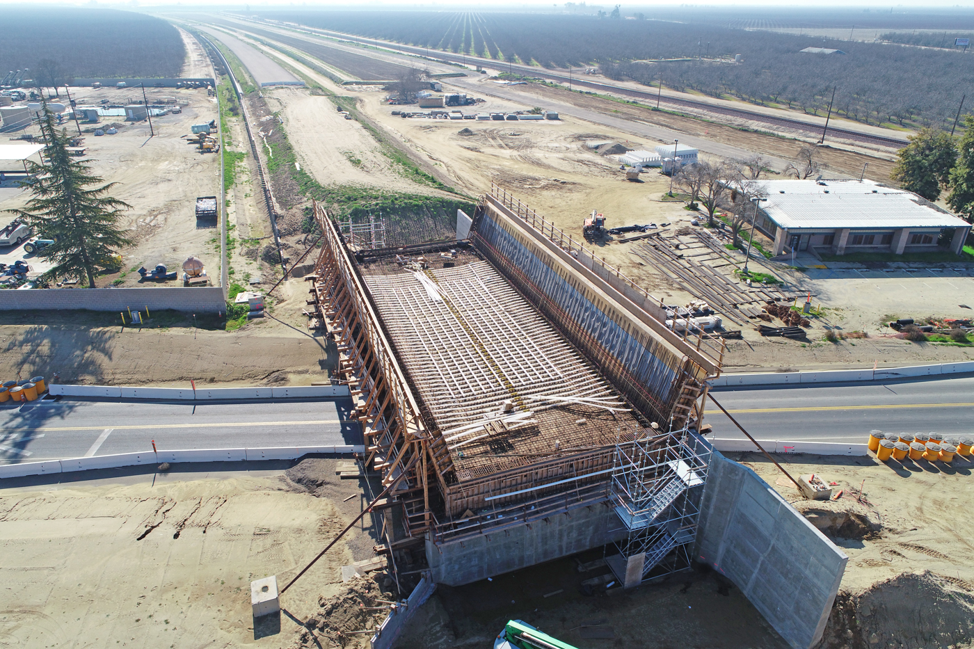 Kimberlina Viaduct (drone view)