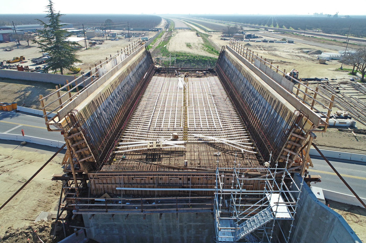 Kimberlina Viaduct (drone view)