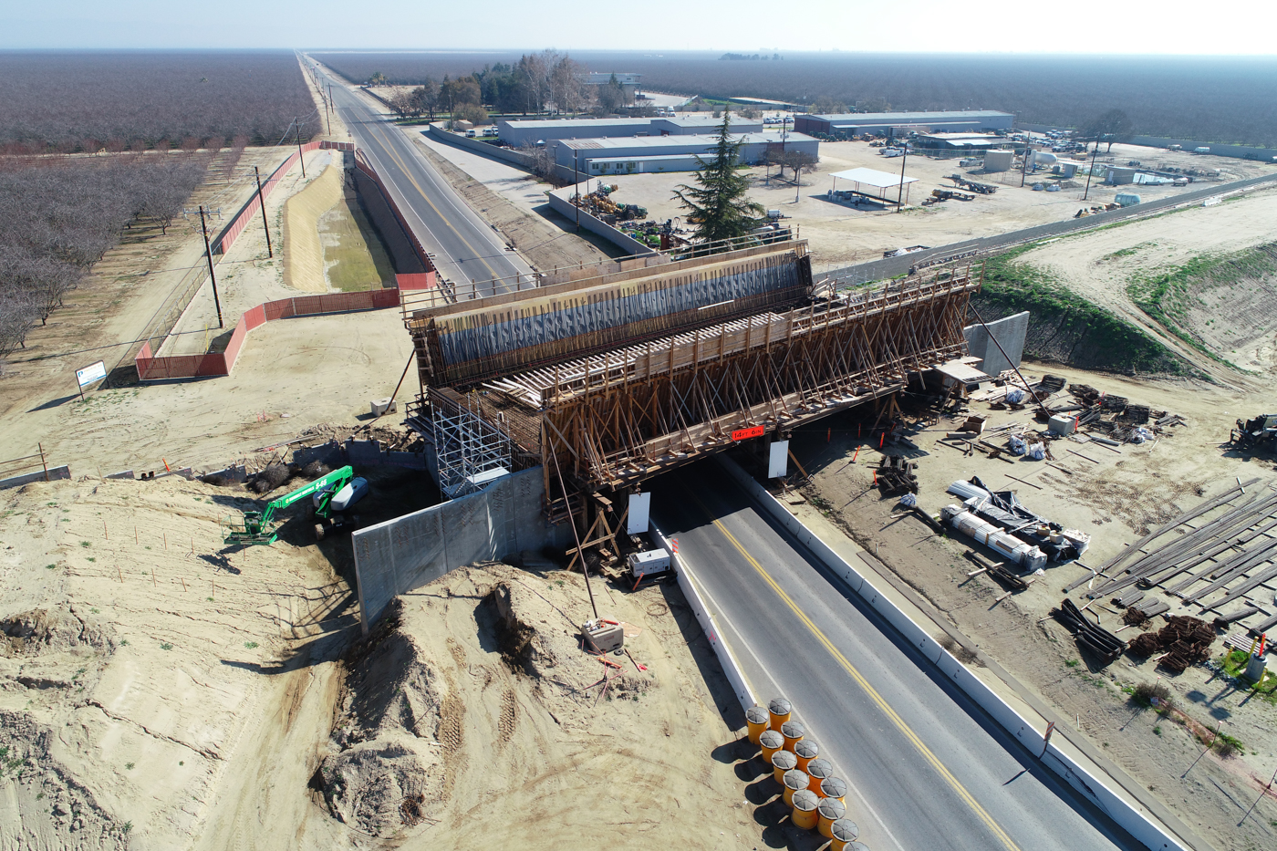 Kimberlina Viaduct (drone view)