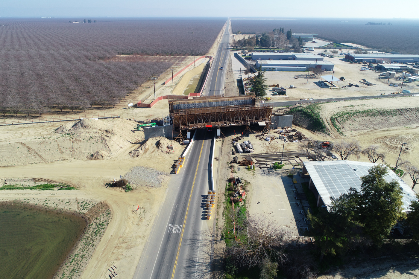 Kimberlina Viaduct (drone view)