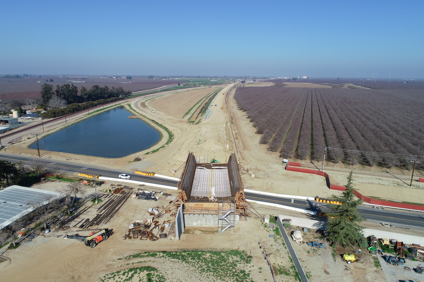 Kimberlina Viaduct (drone view)