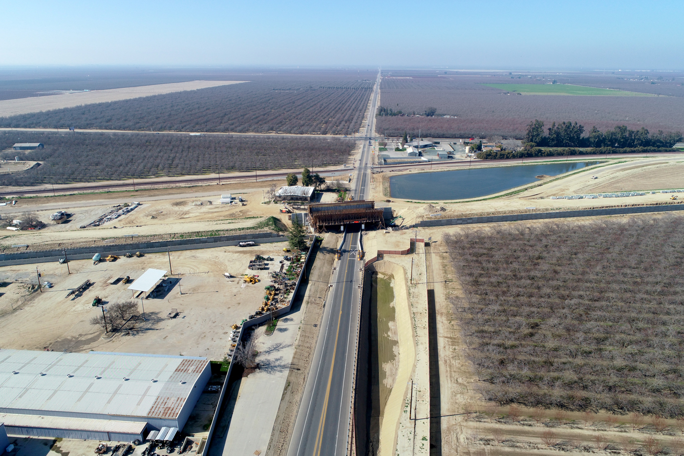 Kimberlina Viaduct (drone view)