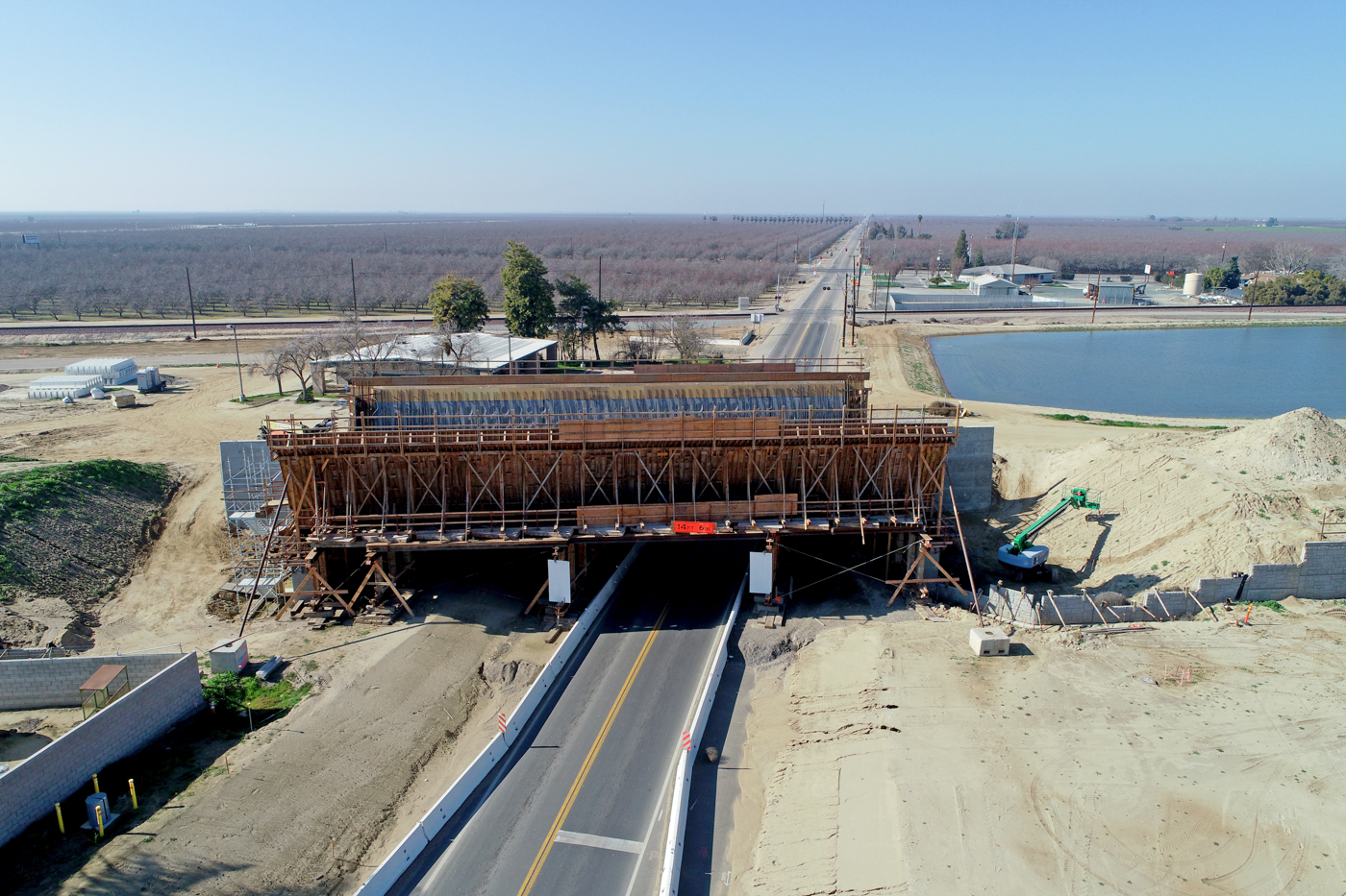 Kimberlina Viaduct (drone view)