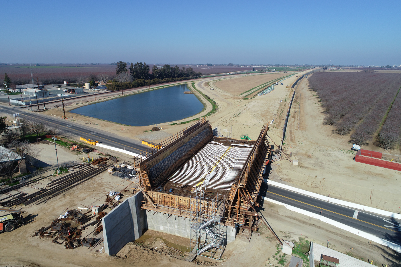 Kimberlina Viaduct (drone view)