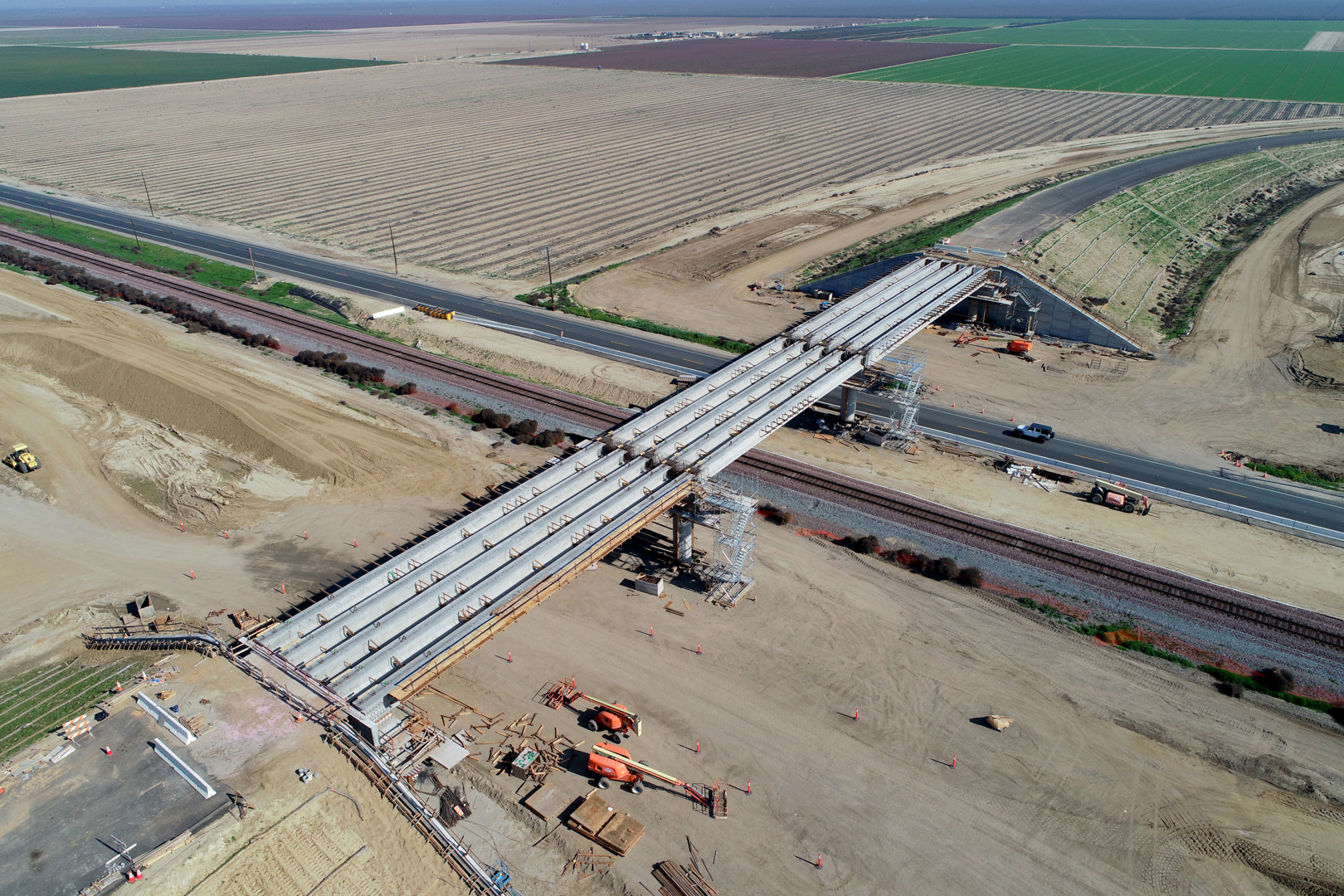 McCombs Road Grade Separation (drone view)