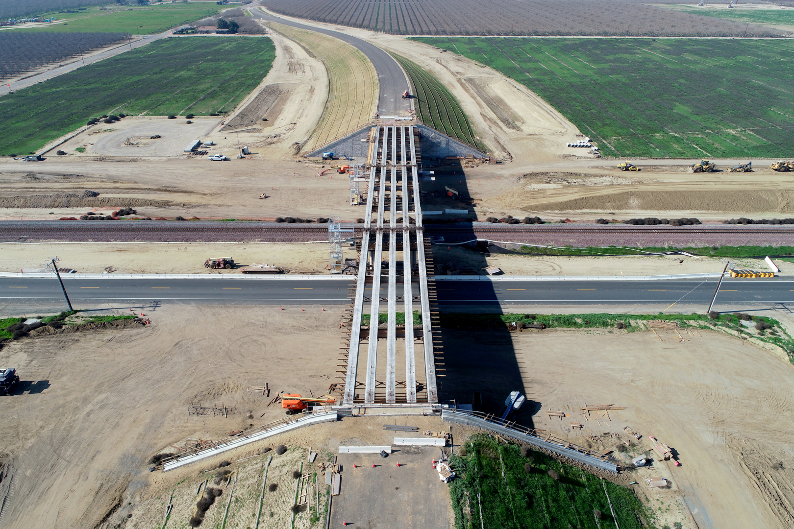 McCombs Road Grade Separation (drone view)