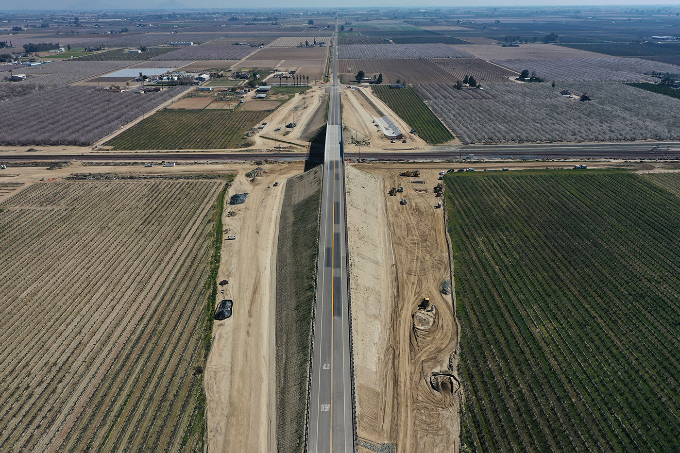 South Avenue Grade Separation (drone view)