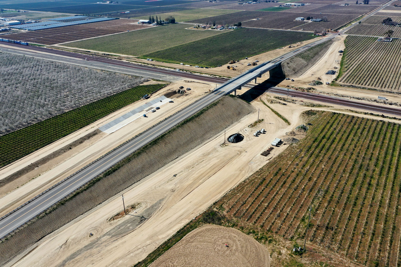 South Avenue Grade Separation (drone view)