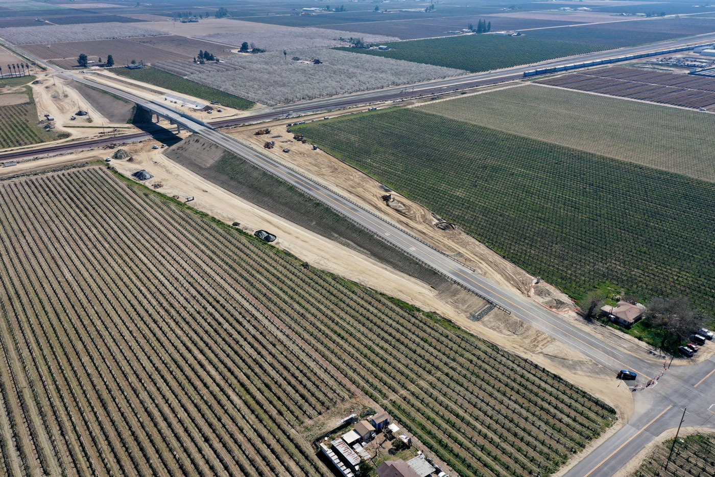 South Avenue Grade Separation (drone view)