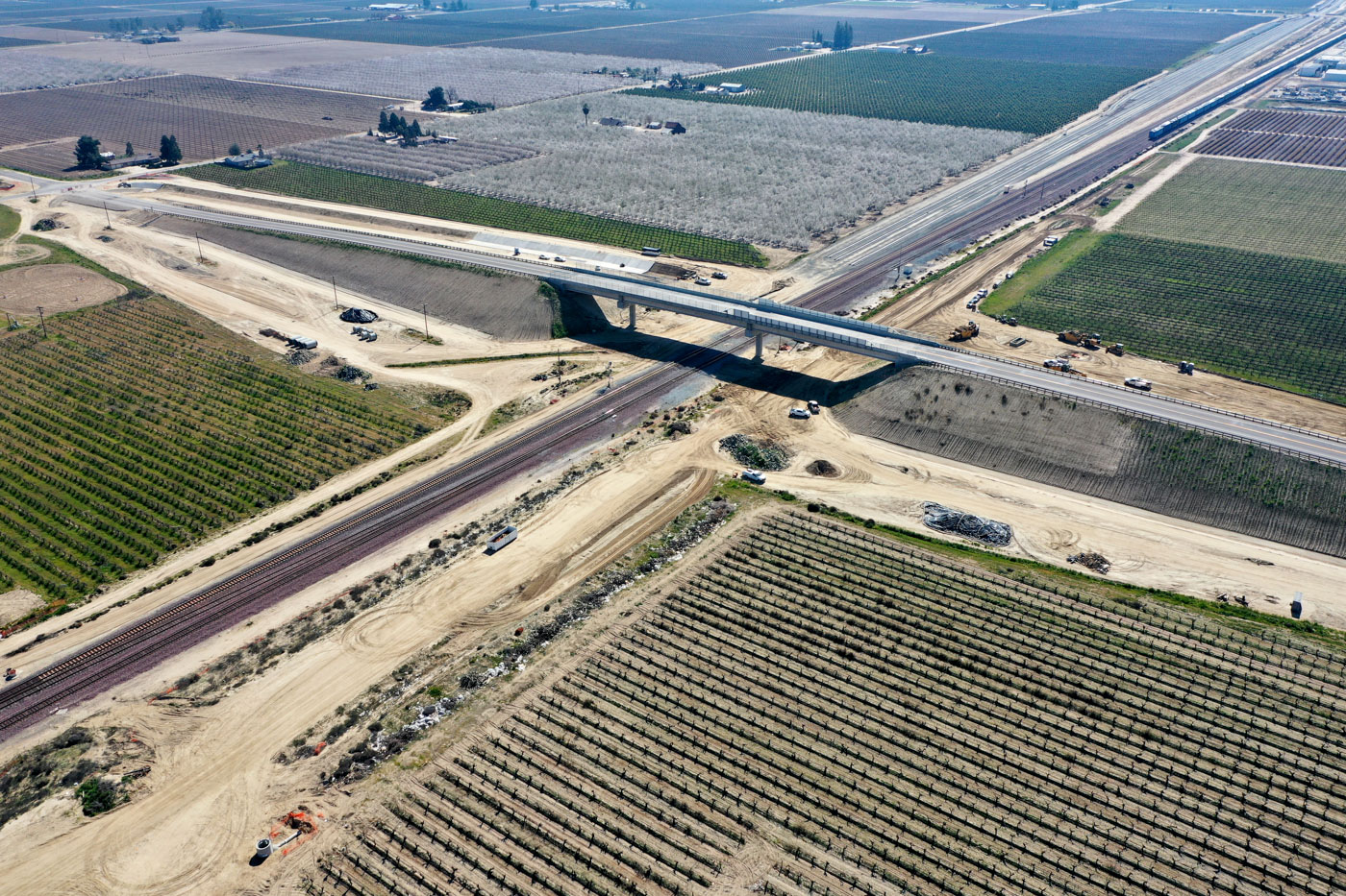 South Avenue Grade Separation (drone view)