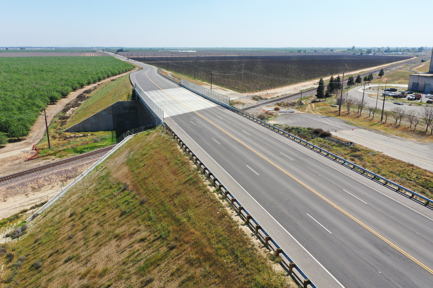 Avenue 12 Grade Separation (drone view)