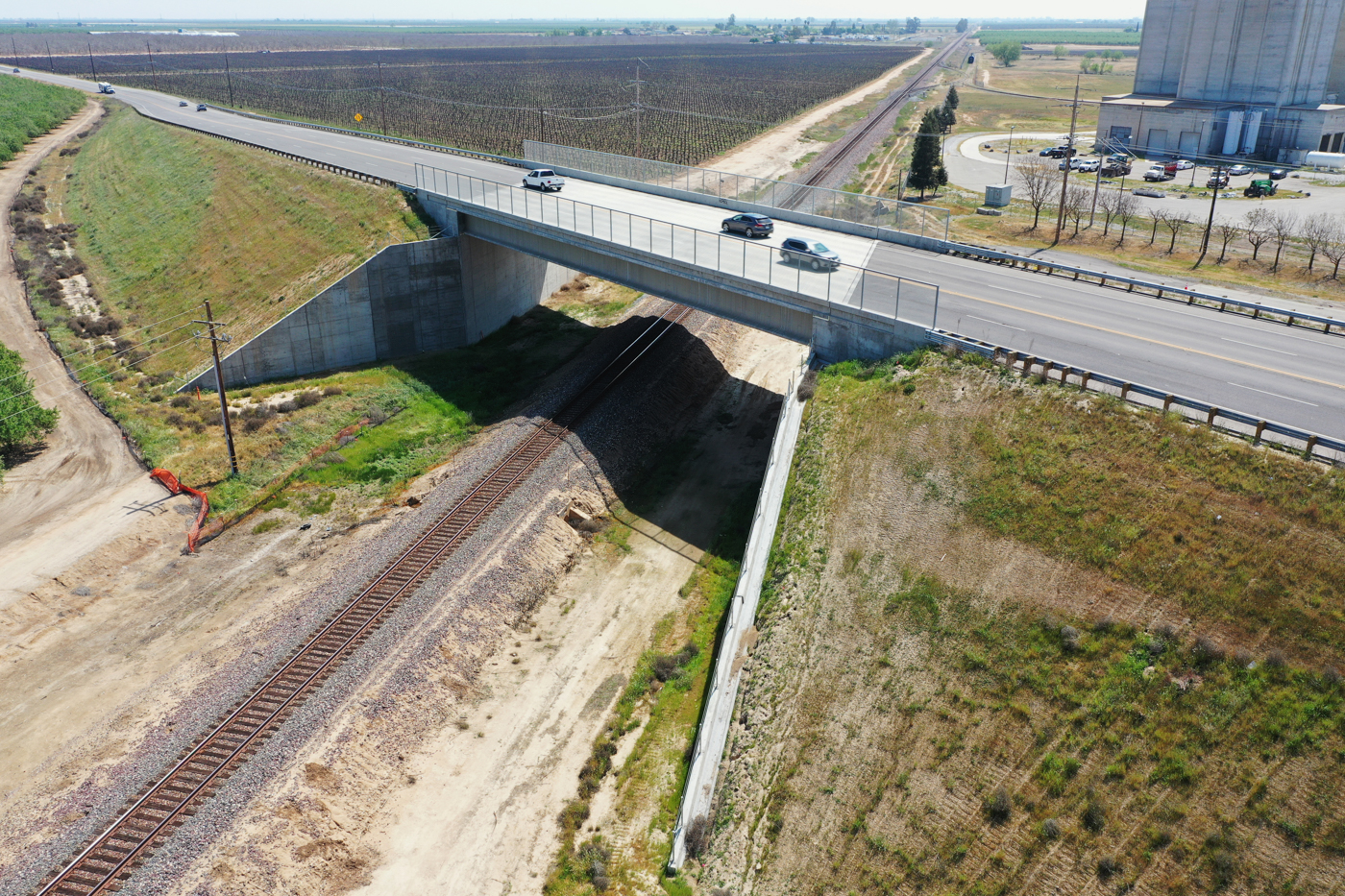 Avenue 12 Grade Separation (drone view)