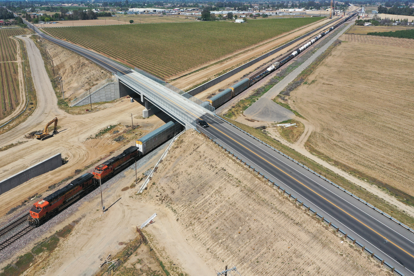 Avenue 15 Grade Separation (drone view)