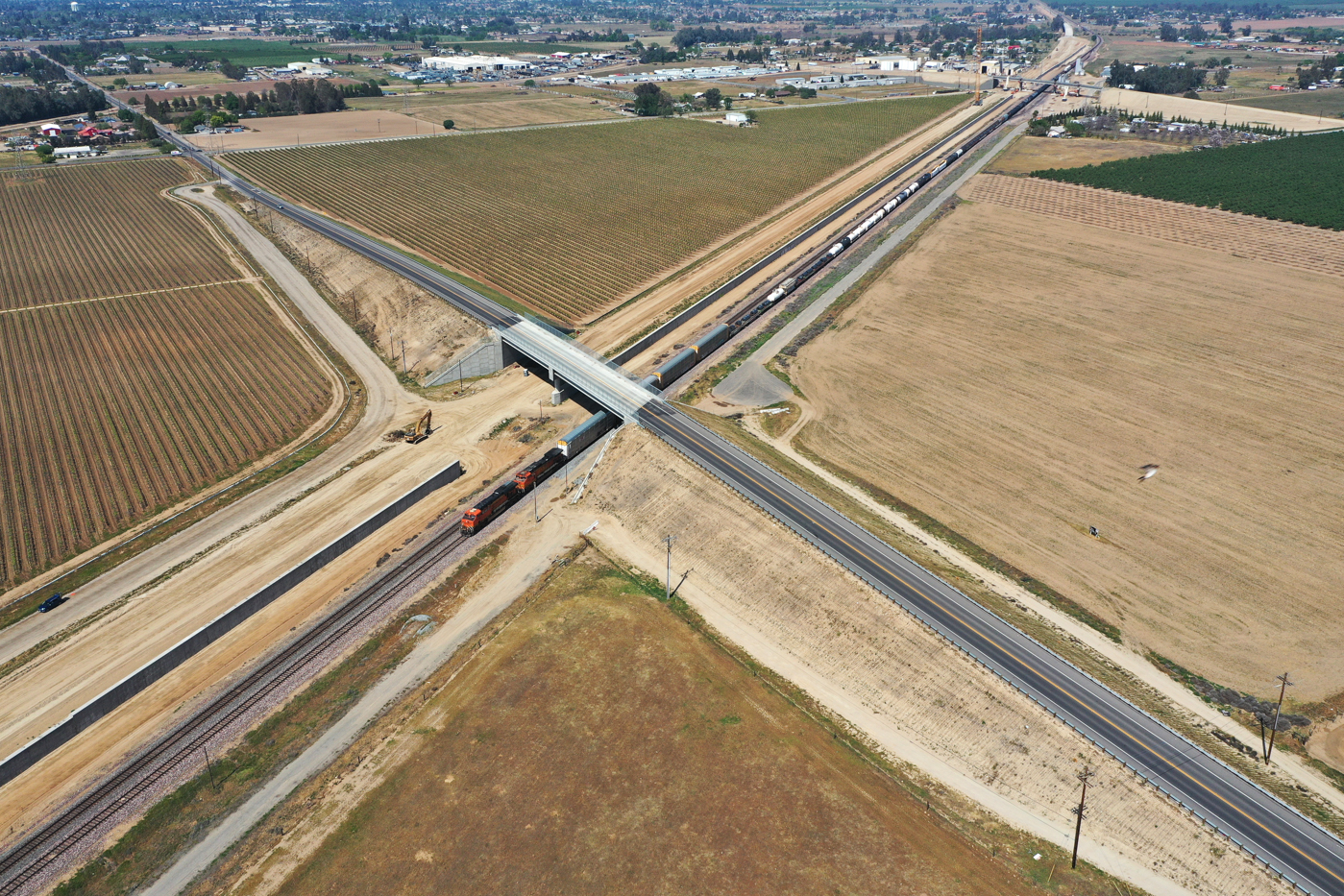 Avenue 15 Grade Separation (drone view)