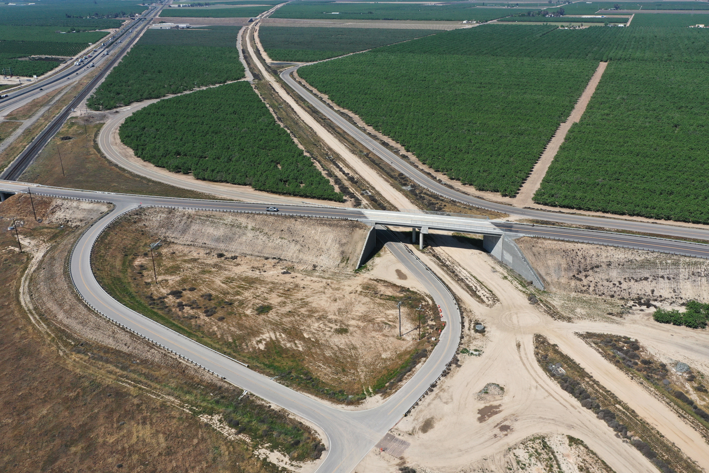 Avenue 7 Grade Separation (drone view)