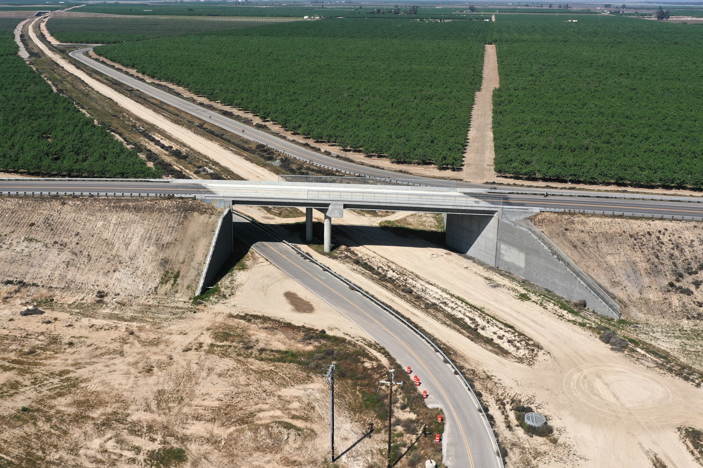 Avenue 7 Grade Separation (drone view)