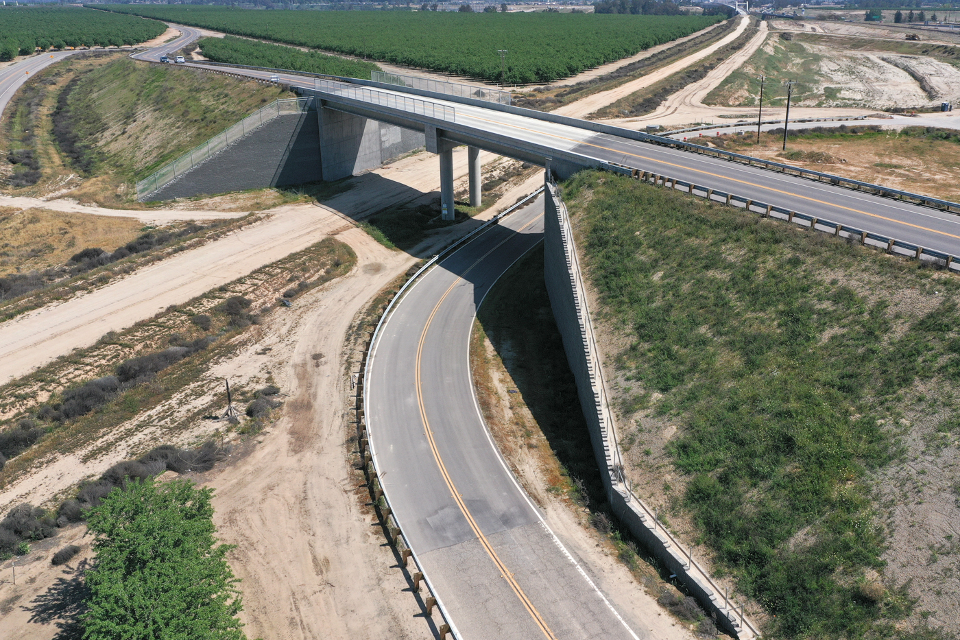 Avenue 7 Grade Separation (drone view)