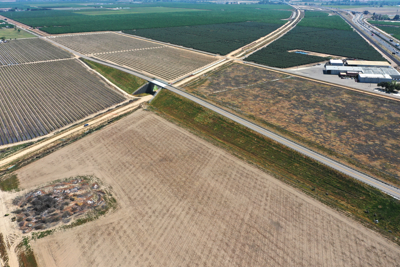 Avenue 8 Overpass (drone view)