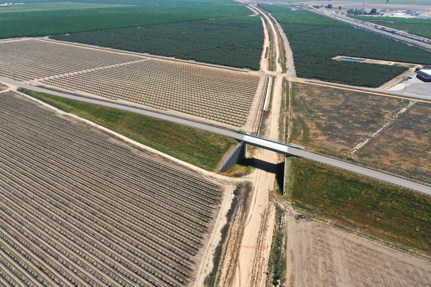 Avenue 8 Overpass (drone view)