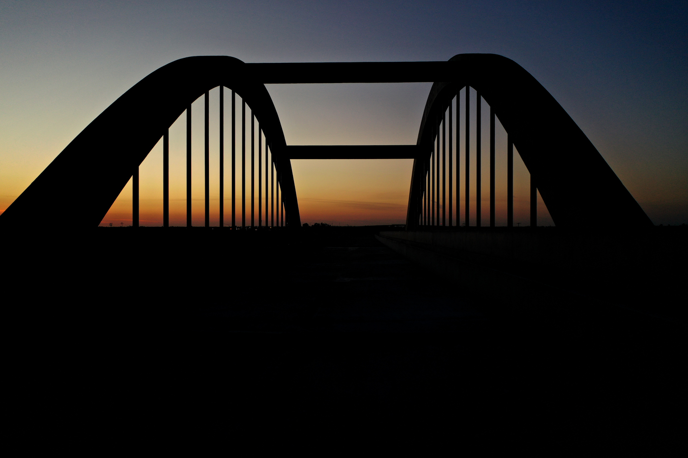 San Joaquin River Viaduct & Pergola (drone view)