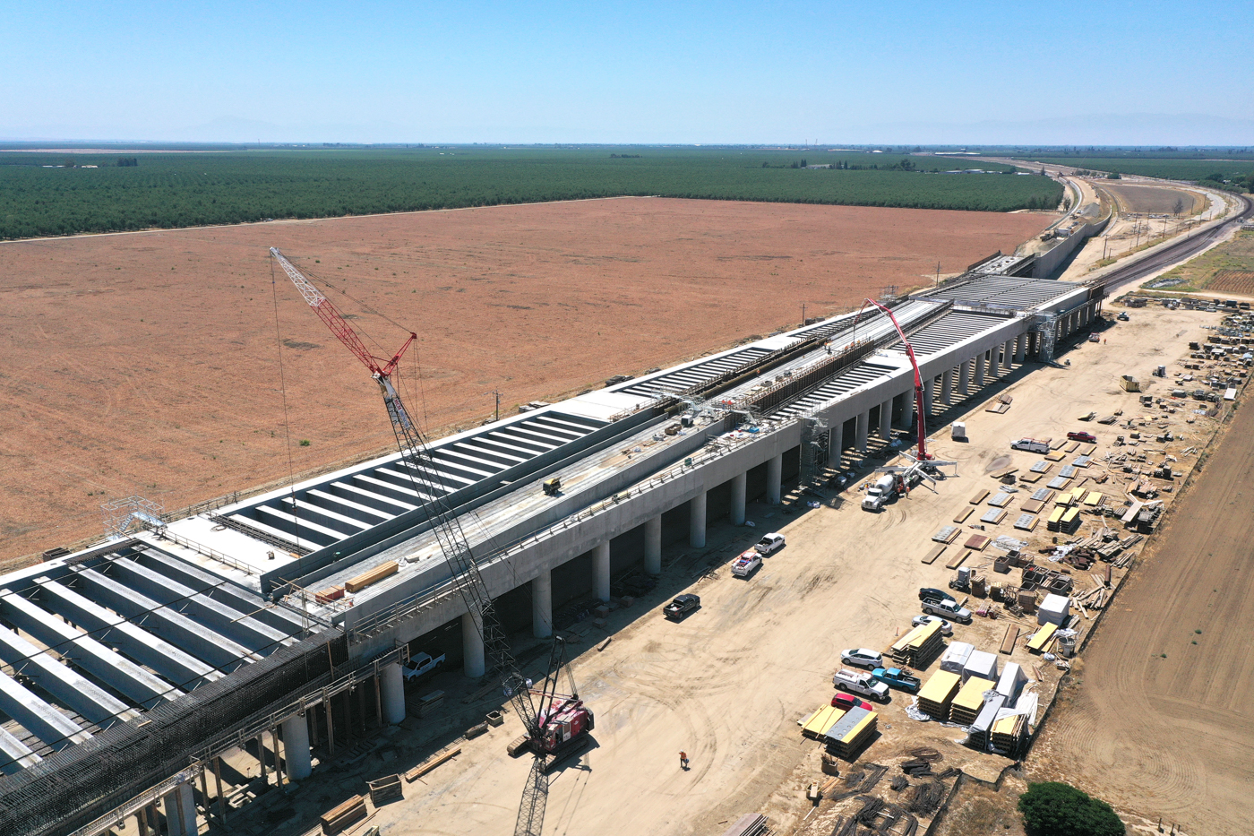 Wasco Viaduct (drone view)