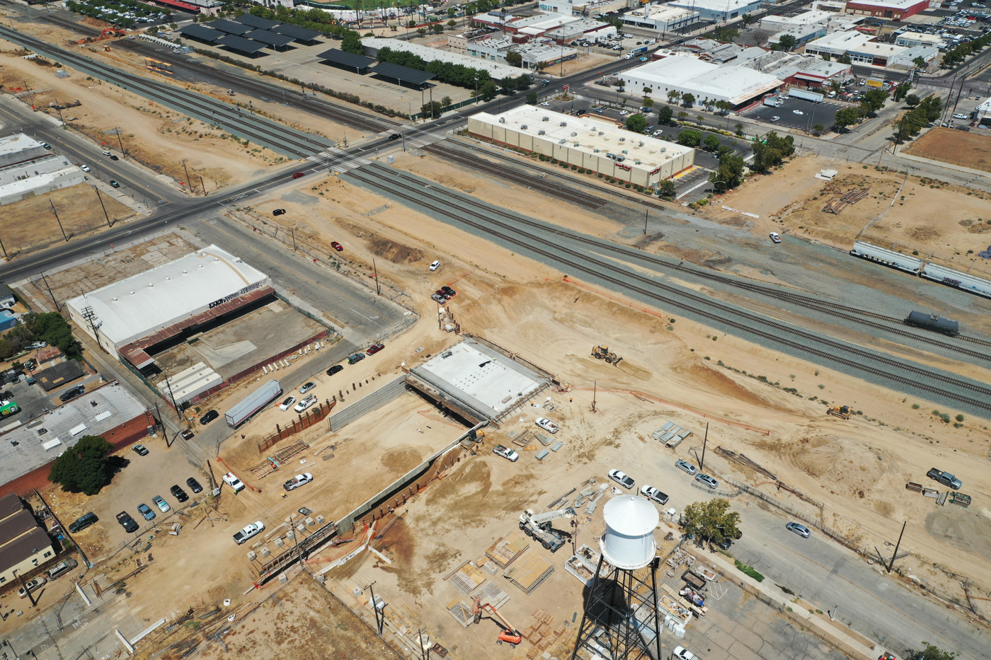 Ventura Street Undercrossing (drone view)