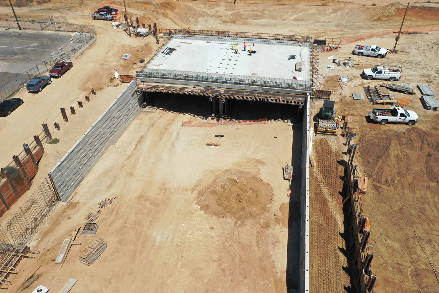 Ventura Street Undercrossing (drone view)