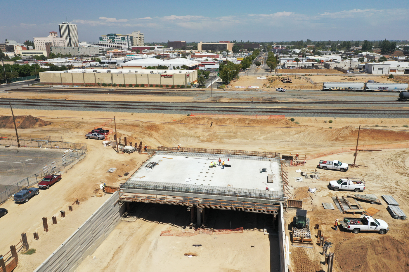 Ventura Street Undercrossing (drone view)