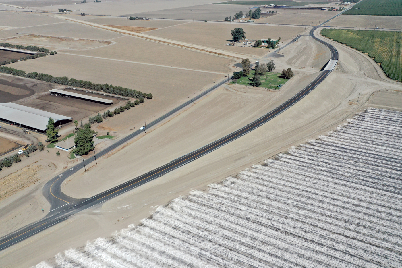 Kent Avenue Grade Separation (drone view)