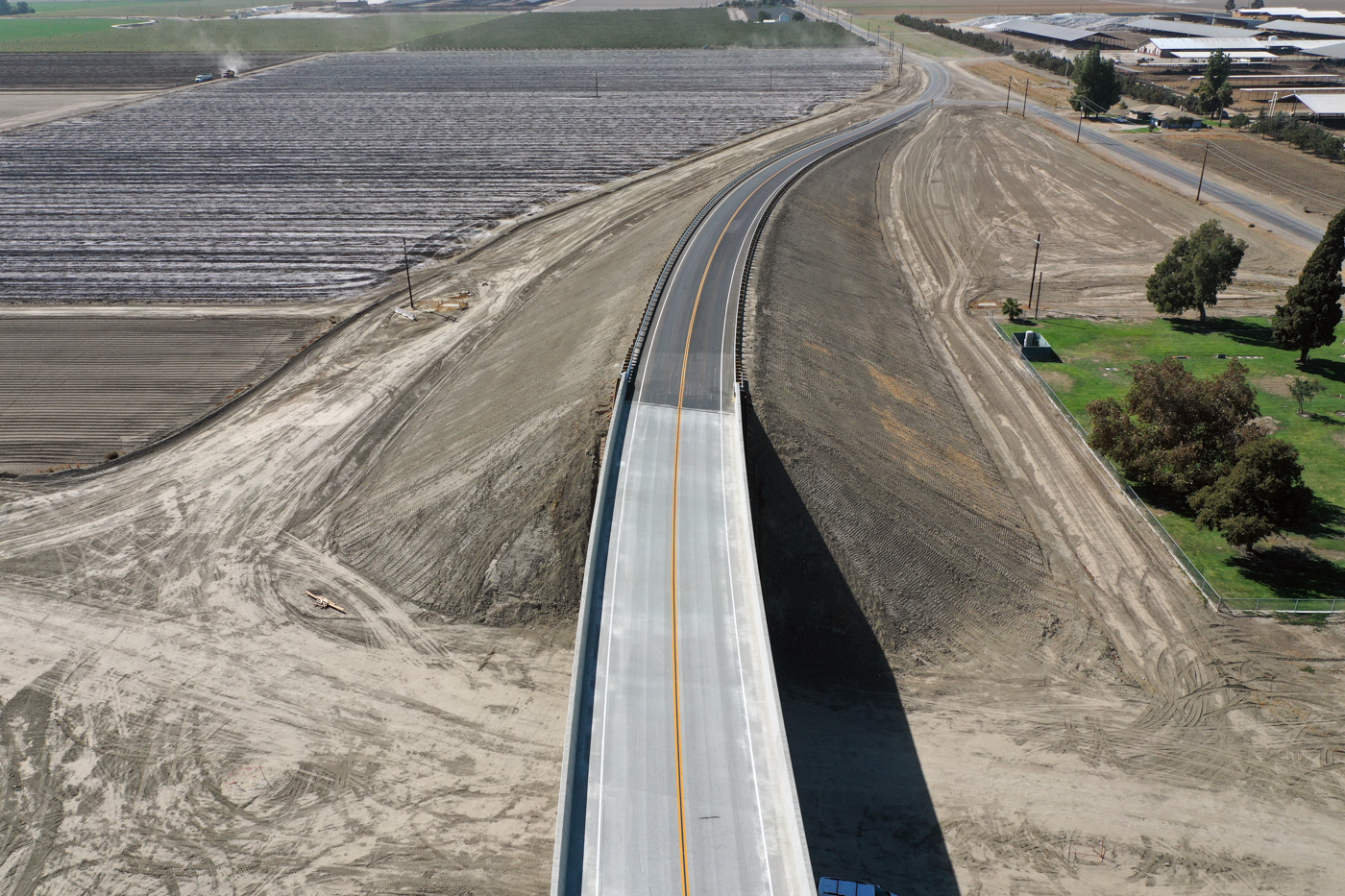 Kent Avenue Grade Separation (drone view)