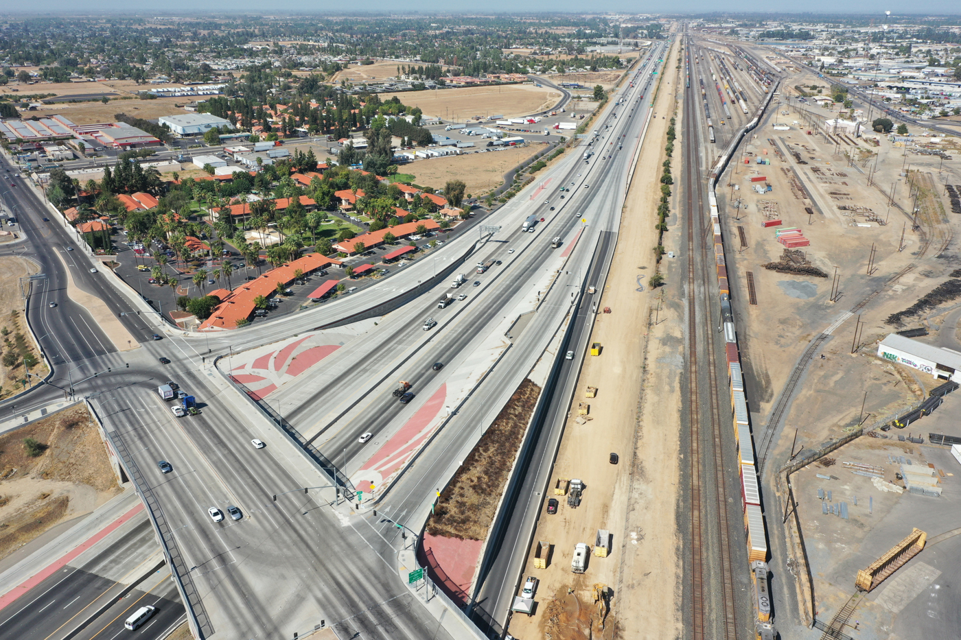 State Route 99 Realignment (drone view)