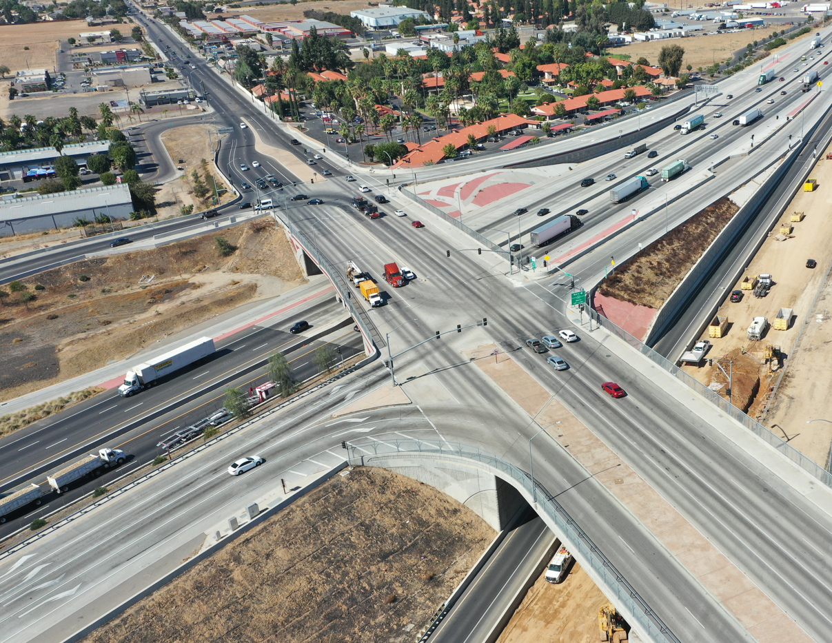 State Route 99 Realignment (drone view)