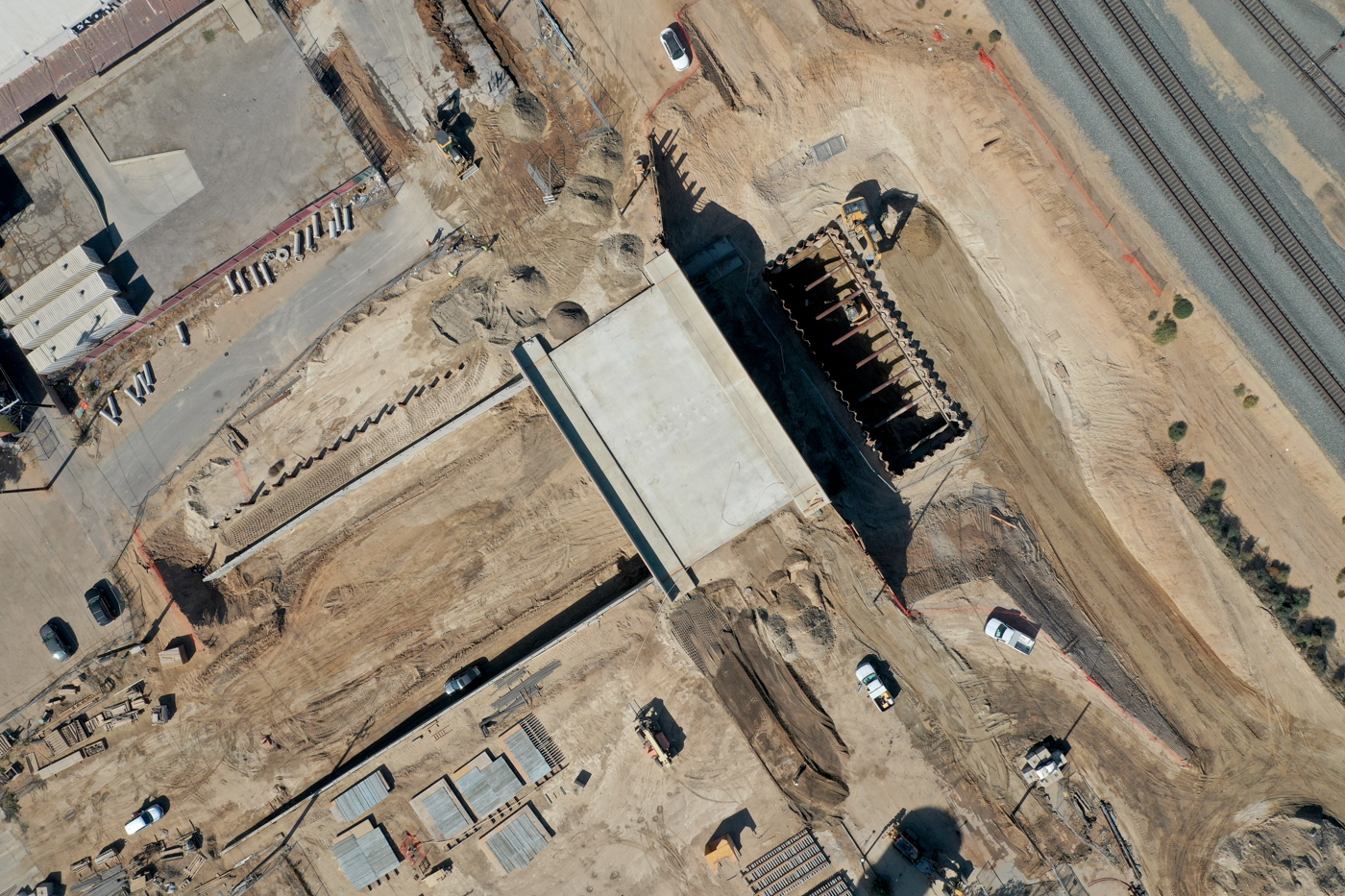 Ventura Street Undercrossing (drone view)