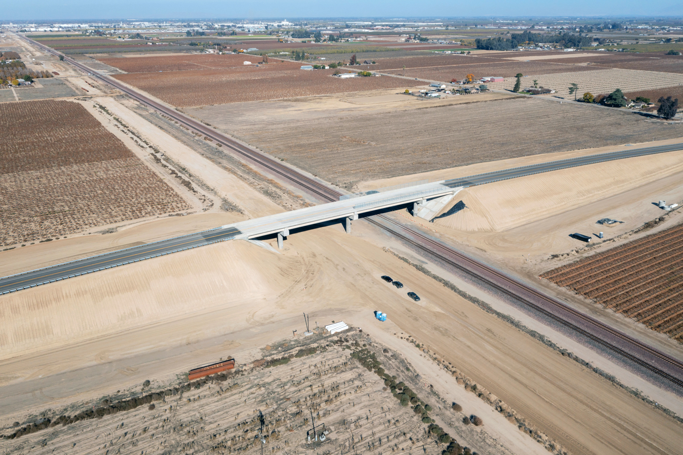 Adams Avenue Grade Separation (drone view)