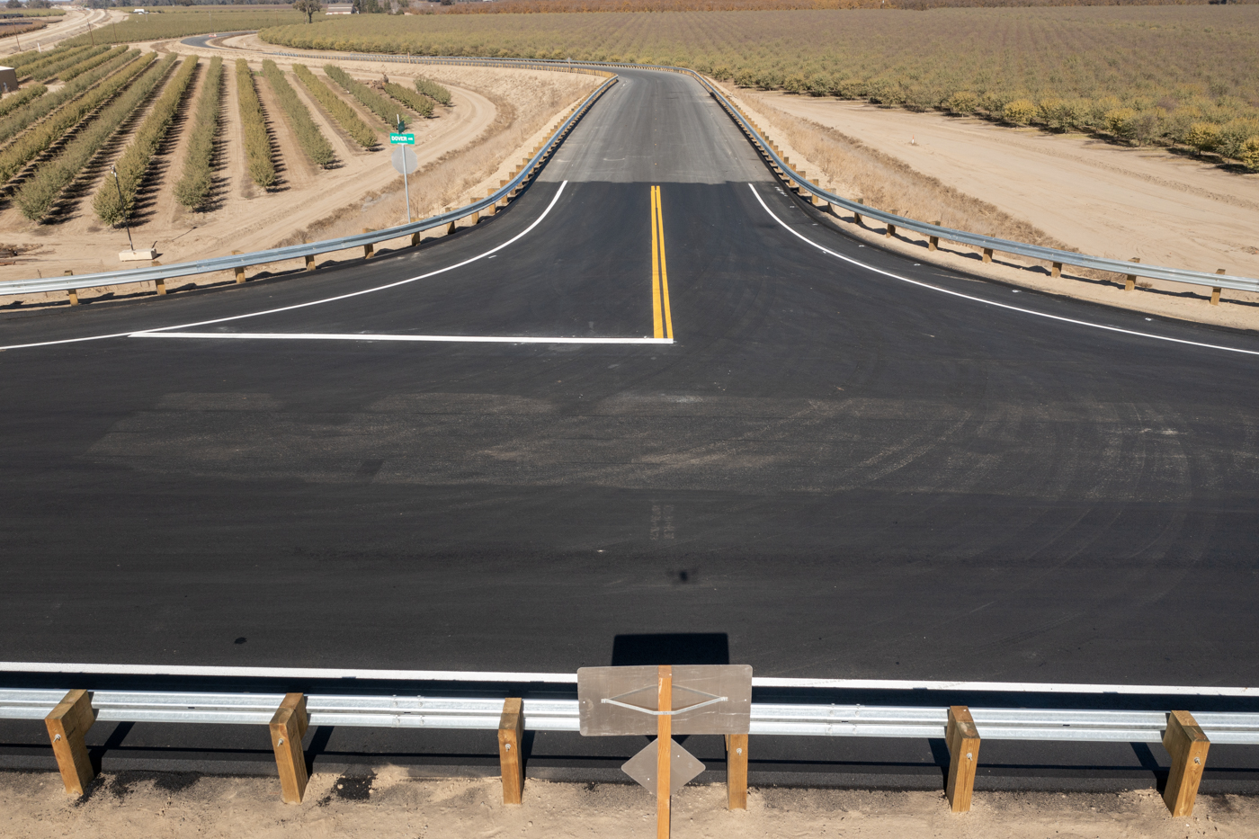 Dover Avenue Overcrossing (drone view)