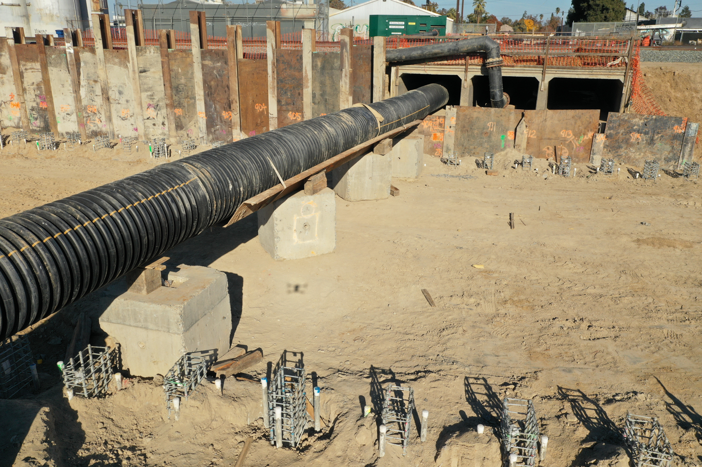 Fresno Trench & State Route 180 Passageway (drone video)