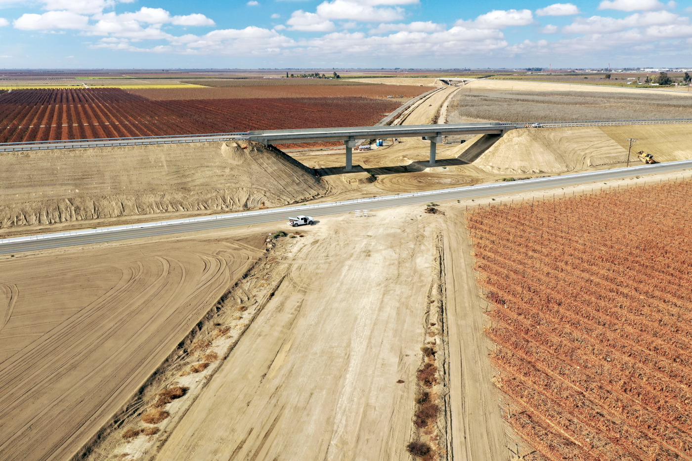 Fowler Avenue Overcrossing (drone video)