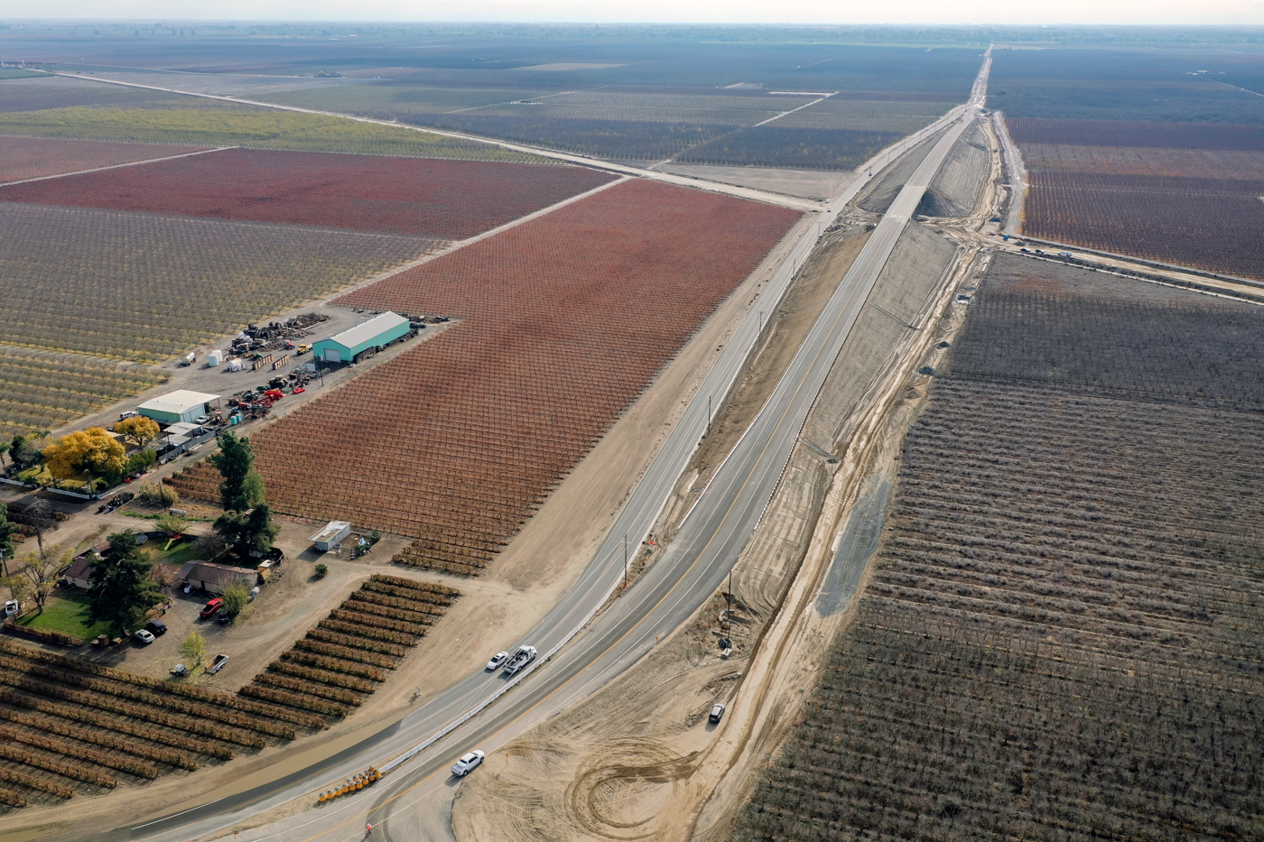 Fowler Avenue Overcrossing (drone video)