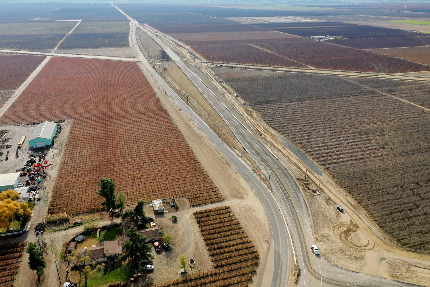 Fowler Avenue Overcrossing (drone video)