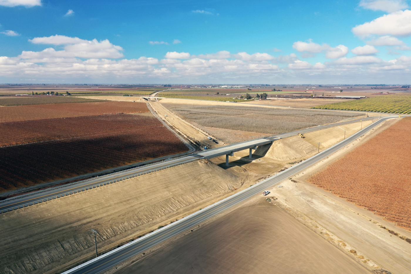 Fowler Avenue Overcrossing (drone video)