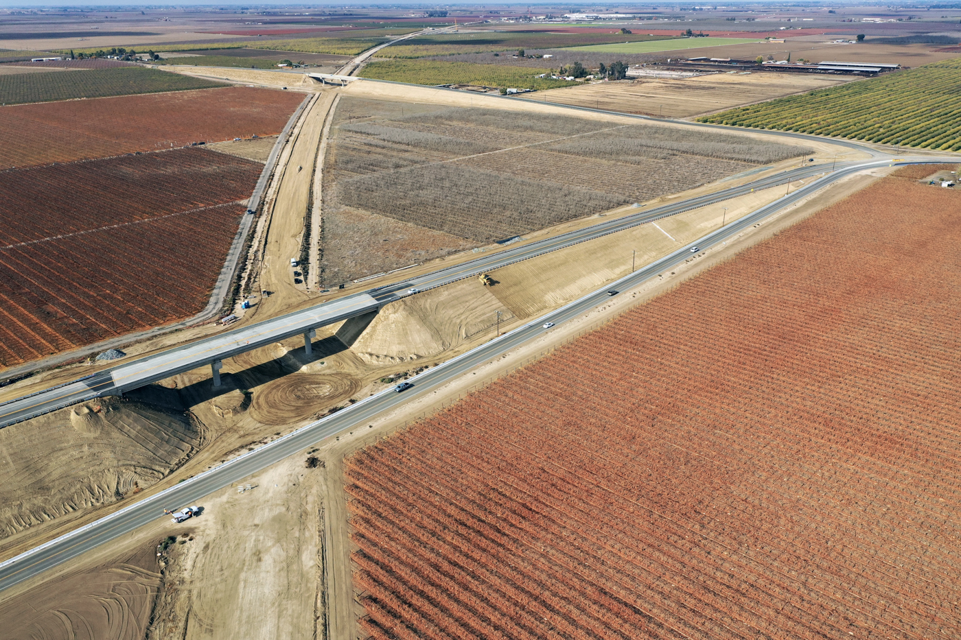 Fowler Avenue Overcrossing (drone video)