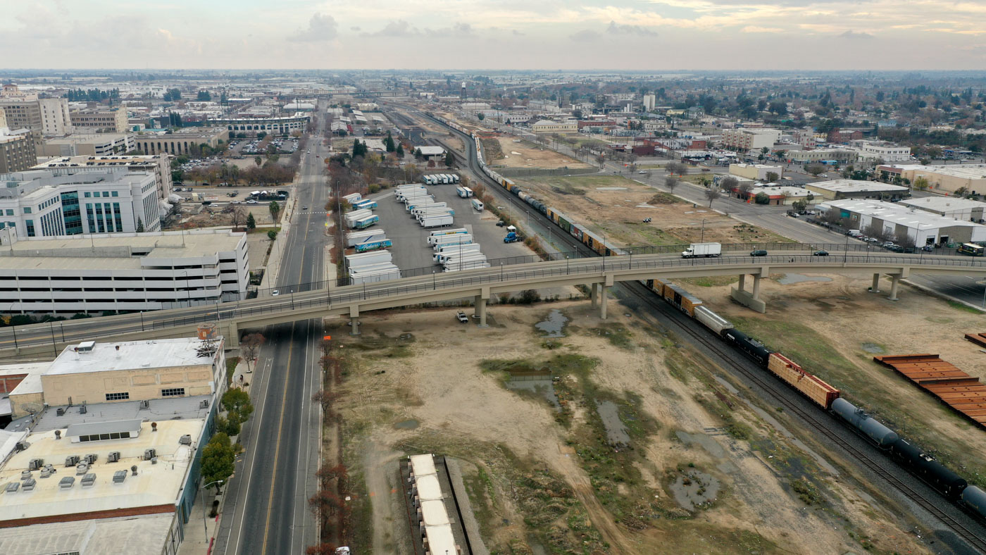 Tuolumne Street Bridge (drone view)