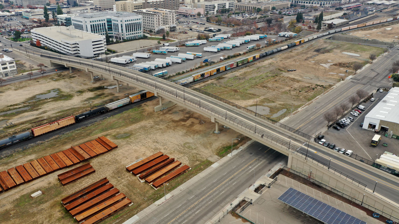 Tuolumne Street Bridge (drone view)